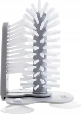 Immagine prodotto di Spazzola per bicchieri/tazza con ventosa 17,5*14cm bianco