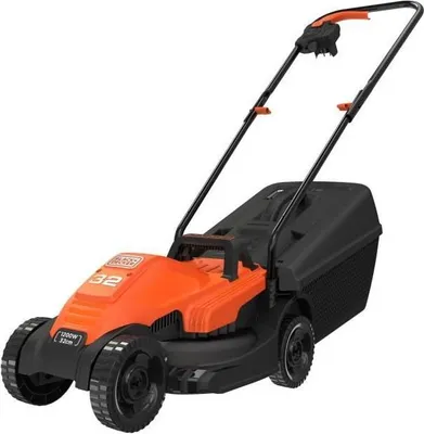 Zdjęcie produktu dla Kosiarka elektryczna BLACK+DECKER BEMW451-QS, 1200W, Szerokość cięcia 32cm, Do 300 m²