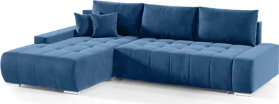 Produktbild von FEDVE Ecksofa Eckcouch DHAKA L Form Sofa mit Schlaffunktion Bettkästen Couch Sofagarnitur Links