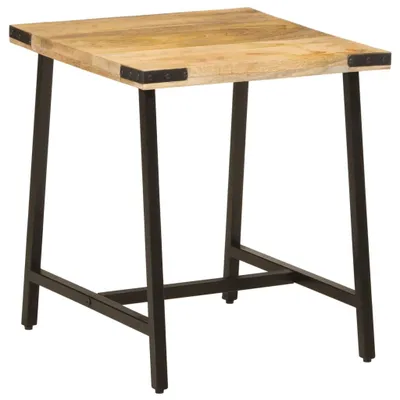Obrázek produktu pro Odkládací stolek 45x45x50 cm z masivního dřeva manga a železa
