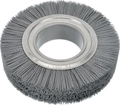 Produktbild von Rundbrste Bohrung 100 mm 250 mm Drahtstrke 1,02 mm Siliziumkarbid Krnung 120 ohne Achsscheiben 3600 min-