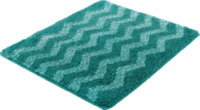 Produktbild von Kleine Wolke Badteppich ZACK Petrol 55 x 65 cm