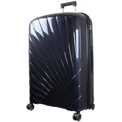 Produktbild von Hartschalenkoffer Florenz PP großer XL Reisekoffer 127L Aufgabegepäck mit 4 Rollen schwarz