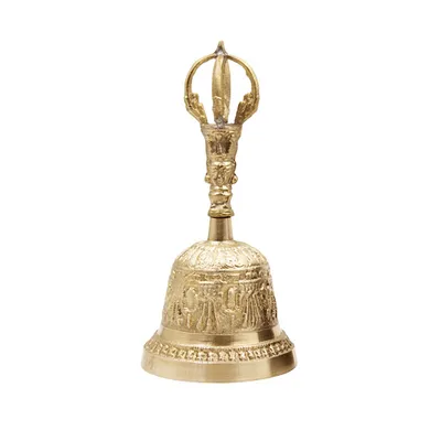 Produktbild von Handgefertigte Handglocke für Tee, Meditation, Alarm, Gebet, tibetisch-buddhistische Glocke