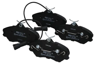 Produktbild von VALEO Bremsbeläge Satz Vorne für AUDI 80 Limousine (8C2, B4) 302011A