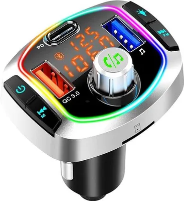 Obrázek produktu pro Bluetooth adaptér do auta, bezdrátový přehrávač MP3, sada reproduktorů pro rádio, podporuje TF karty a USB flash disky
