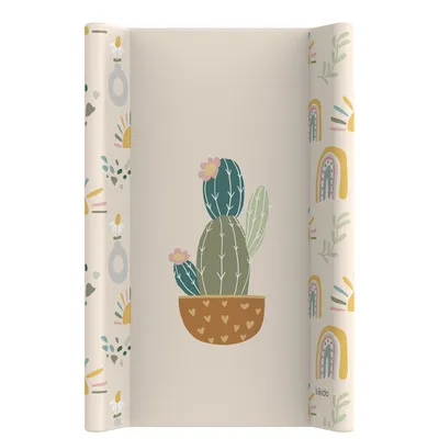Imagen del producto de Kikido Cambiador Bebe 50x70 cm - Colchoneta Cambiador Impermeable con Bordes - Cactus