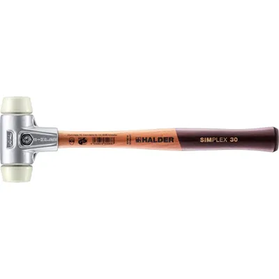 Produktbild von HALDER SIMPLEX Schonhammer Ø 30 mm Nylon mit Aluminiumgehäuse