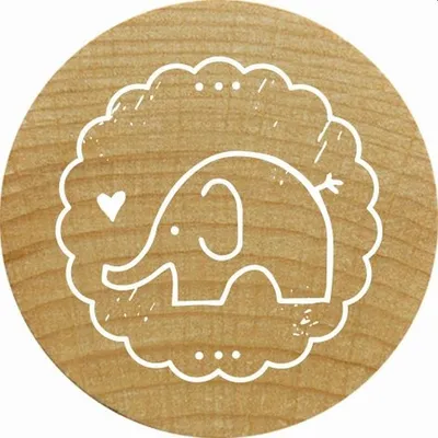 Produktbild von COLOP Motiv-Stempel Woodies "Elefant"