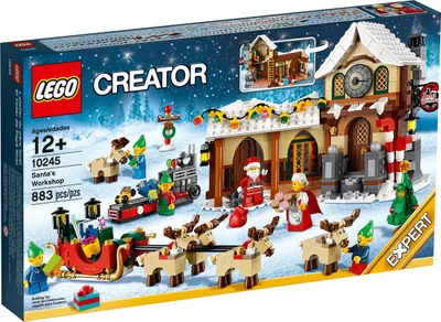 Produktbild von Lego Weihnachtliche Werkstatt Creator, 12 Jahr(e), 889 Stück, Multi