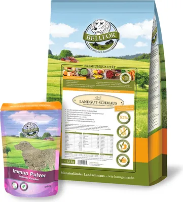 Produktbild von Bellfor Futterset für starke Abwehrkräfte bei mittelgroßen Hunden 2,580.00 g