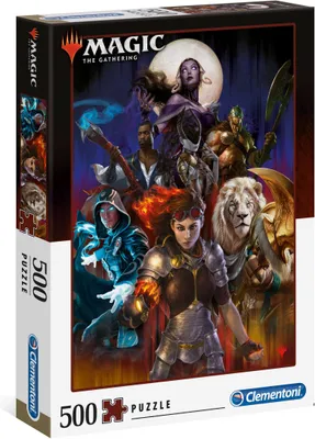 Produktbild von Clementoni Puzzle 500 Magic The Gathering Collection 35089