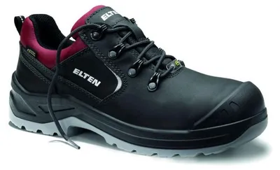 Produktbild von Elten Damen-Sicherheitshalbschuh LENA GTX black-red Low ESD S3 CI, Gr. 36