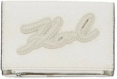 Obrázek produktu pro Karl Lagerfeld K Skuare Sm Bf Wallet Grai Bílý