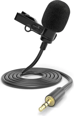 Produktbild von Lavalier-Mikrofon perfekt für Kamera Camcorder PC z.B. für Interviews Livestreams 3,5mm for Camera