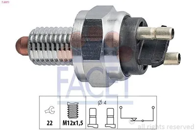 Produktbild von FACET Rückfahrschalter 7.6071 für OPEL Omega B Limousine (V94)