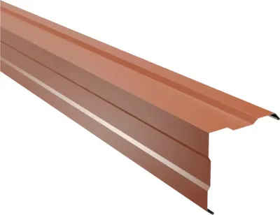 Produktbild von PRECIT Aussenecke 90° gesickt für Wand Kupferbraun RAL 8004 1000 mm x 170 mm x 170 mm x 0,5 mm