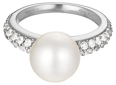 Image de Esprit ESRG92300A Bague femme perle sphère argent 925 blanc 56 (17.8)