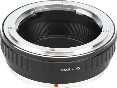 Obrázek produktu pro Qiilu adaptér pro uchycení objektivu, kroužek adaptéru objektivu pro objektiv Konica pro fotoaparát s bajonetem FX