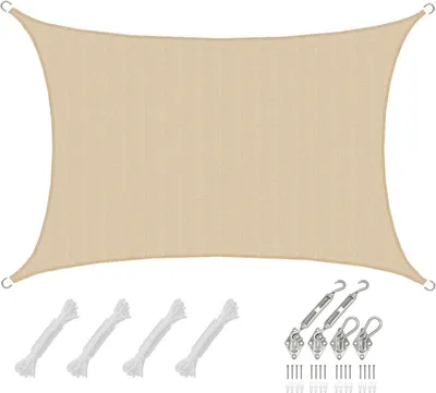Obrázek produktu pro markýza 3x5 HDPE béžová s upevněním