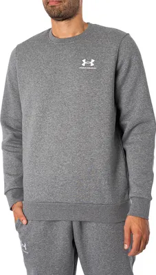 Produktbild von Under Armour Unverzichtbares Fleece-Sweatshirt, Grau S