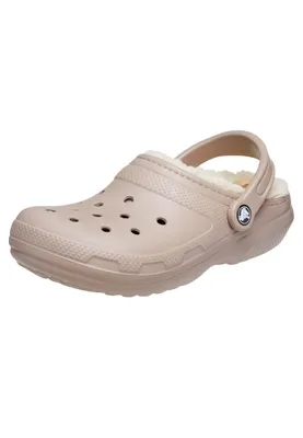 Produktbild von Crocs Classic Lined Uni Clogs mit Futter Mushroom/Bone, 203591-2YB