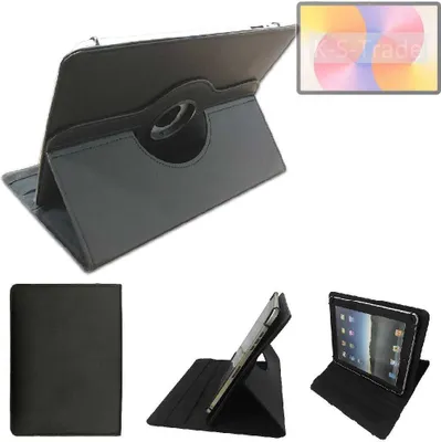 Produktbild von High quality kompatibel mit Huawei MatePad SE 11 Schutz Hülle 360° Tablet Case Schutzhülle Flip Cover  schwarz. Tablet Hülle drehbar Standfunktion