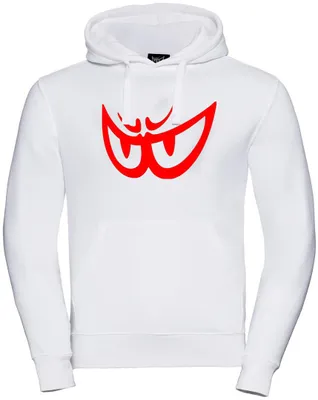 Produktbild von Berik The Eye Hoodie, weiß/rot, S