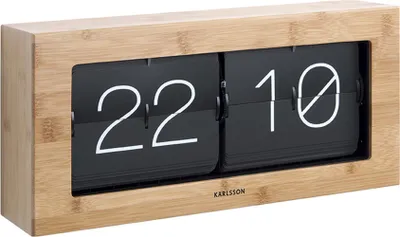 Obrázek produktu pro Designové nástěnné/stolní překlápěcí hodiny 5642WD Karlsson 37cm