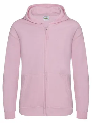 Produktbild von Awdis - Kapuzenpullover Mit Reißverschluss für Kinder LT2844 (152-158) (Babyrosa)