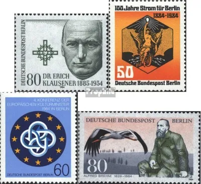 Produktbild von Briefmarken Berlin (West) 1984 Mi 719,720,721,722 (kompl.Ausg.) gestempelt Klausener