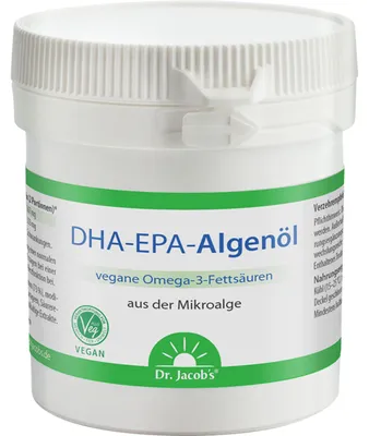 Image de Gélules d'huile d'algues DHA-EPA Dr. Jacob's, 60 gélules
