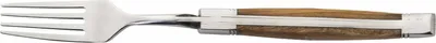 Produktbild von Laguiole Classique Steakgabel geschmiedet, Olivenholzgriff, Länge: 220 mm