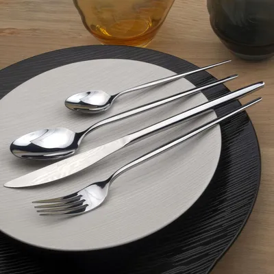 Image de Fourchette de table Amefa noire (12 pièces)