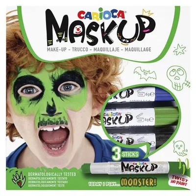 Produktbild von Cararioka -Gesicht -wurde -up -up -Monster -Set von 3 Farben gemacht