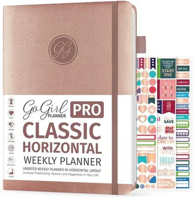 Produktbild von Famanu Wöchentliche Planner mit Budgetierung und Zielsetzung - 18 x 25,5 cm, Hardcover, Undatiert