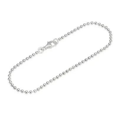 Zdjęcie produktu dla Łańcuszek srebrny próby 925, 18 cm, bransoletka srebrna próby 925, 2,2 mm, 3 g, model 5449