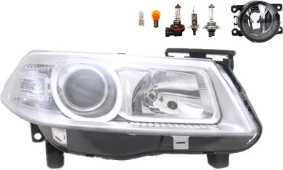 Produktbild von Scheinwerfer passend für Renault Megane II 01/06 - H7 H1 R + Nebel+Leuc. 7701063220 260103726R 8200074008 6202E1 00006202E1 6710027 000 Johns