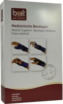 Produktbild von BORT Handgelenkstütze m.Aluschiene re.S schwarz
