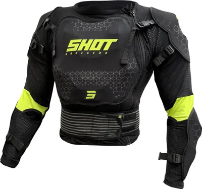 Produktbild von Shot Optimal 2.0 Protektorenjacke, schwarz/gelb, 2XL