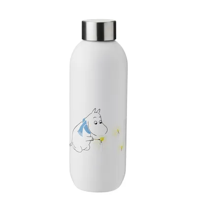 Image de Stelton Gourde Keep Cool Moomin Frost, acier inoxydable, bleu, 0.75 litre, 1372-6