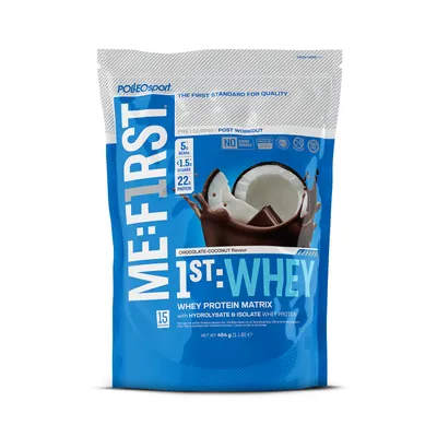 Immagine prodotto di Polleo 1st Whey, 454 g - Cioccolato e cocco