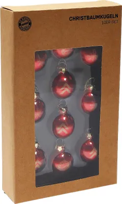 Produktbild von FC Bayern München Christbaumkugeln 10er-Set