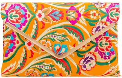 Image de Grand sac en satin à fleurs rouges, violettes, bleues et vertes, grand format, sac d'école, soirée de gala, mariage, sac à bandoulière