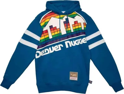Image de Sweatshirt Mitchell & Ness FPHDBW19165-DNUROYA pour Uni