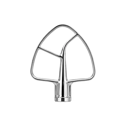 Produktbild von KitchenAid Flachrührer aus Edelstahl 5KSM5THFBSS – Flachrührer kompatibel mit mittelgroßen Küchenmaschinen mit kippbarem Motorkopf – Edelstahl