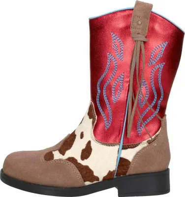 Image de Shoesme Veterschoen hoog  Lange Laarzen - cognac - Maat 32