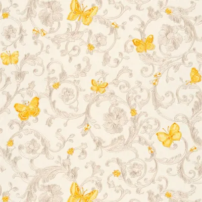 Zdjęcie produktu dla A.S. Creation Versace 3 | 343253 | Tapeta z włókniny w stylu vintage | 0,70 m x 10,05 m | Kremowa