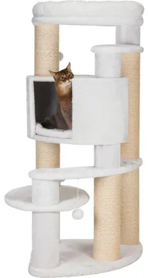Produktbild von TRIXIE Kratzbaum XXL Zita - weiß - 640.0L x 1470.0H x 640.0B