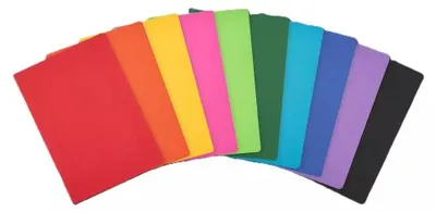 Imagen del producto de Cuaderno A5/60 hojas, cuadriculado, Rainbow Classic (paquete de 10) - HERLITZ